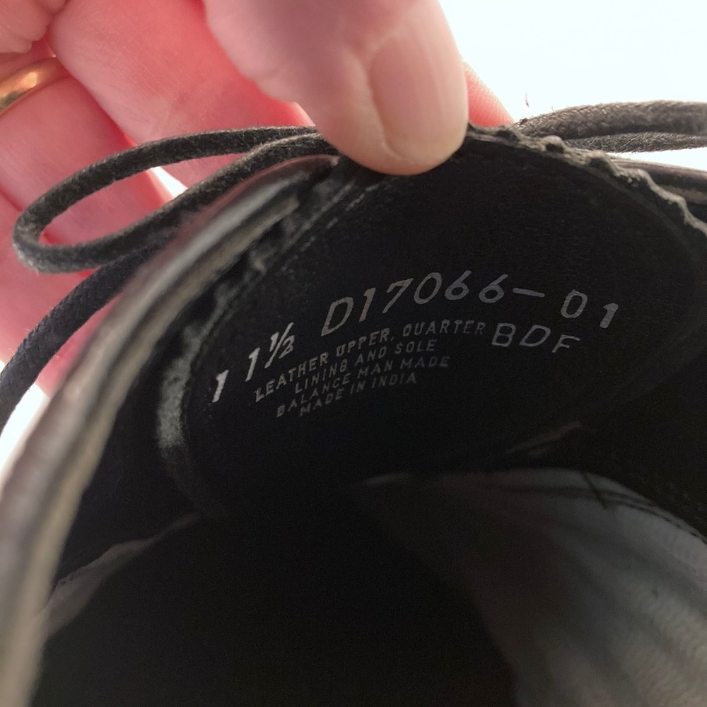 Florsheim Lexington Black Leather Wingtips 17066-01 Mens 11.5 D Oxfords Lace Up - Picture 6 of 8